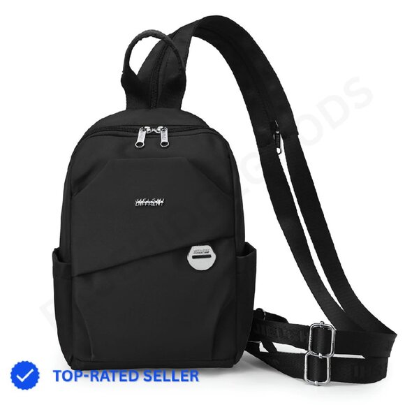 Mini Nylon Backpack Lightweight Water Resistant Dual Use  display picture 3